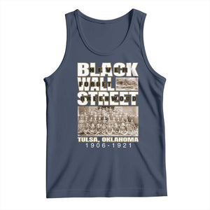 Never Forget Greenwood Black Wall Street Tank Top Black History Month TS11 Navy Print Your Wear
