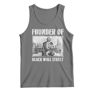 Founder Of Black Wall Street O.W. Gurley Tank Top Black History Month TS11 Black Heather Print Your Wear