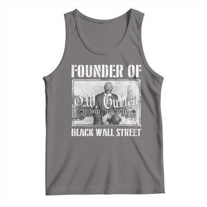 Founder Of Black Wall Street O.W. Gurley Tank Top Black History Month TS11 Deep Heather Print Your Wear