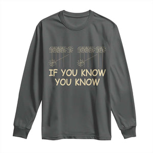 Funny 67 New Year Long Sleeve Shirt If You Know You Know Six Seven Meme Sparklers TS11 Dark Heather Print Your Wear
