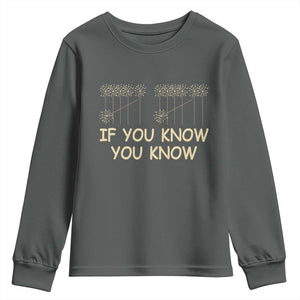 Funny 67 New Year Youth Sweatshirt If You Know You Know Six Seven Meme Sparklers TS11 Dark Heather Print Your Wear