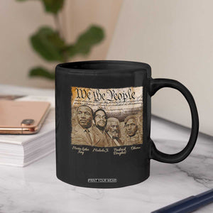 Civil Right Leaders Coffee Mug Martin Luther King Malcolm X Frederick Douglass Obama Black History Month TS11 Print Your Wear
