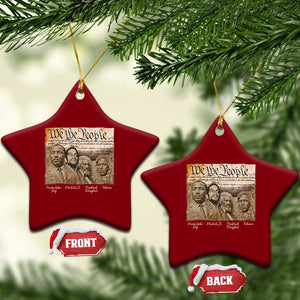 Civil Right Leaders Ceramic Ornament Martin Luther King Malcolm X Frederick Douglass Obama Black History Month TS11 Print Your Wear