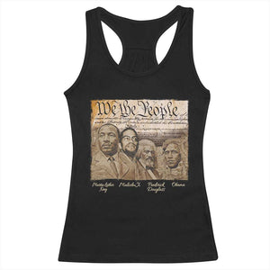 Civil Right Leaders Racerback Tank Top Martin Luther King Malcolm X Frederick Douglass Obama Black History Month TS11 Black Print Your Wear