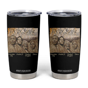Civil Right Leaders Tumbler Cup Martin Luther King Malcolm X Frederick Douglass Obama Black History Month TS11 Black Print Your Wear