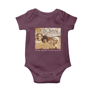 Black Women Leaders Baby Onesie Harriet Tubman Shirley Fannie Hamer Sojourner Truth Black History Month TS11 Maroon Print Your Wear
