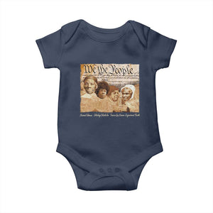 Black Women Leaders Baby Onesie Harriet Tubman Shirley Fannie Hamer Sojourner Truth Black History Month TS11 Navy Print Your Wear