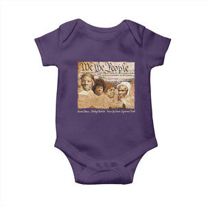 Black Women Leaders Baby Onesie Harriet Tubman Shirley Fannie Hamer Sojourner Truth Black History Month TS11 Purple Print Your Wear