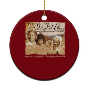Black Women Leaders Ceramic Ornament Harriet Tubman Shirley Fannie Hamer Sojourner Truth Black History Month TS11 1pc Red Print Your Wear