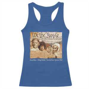 Black Women Leaders Racerback Tank Top Harriet Tubman Shirley Fannie Hamer Sojourner Truth Black History Month TS11 Royal Blue Print Your Wear