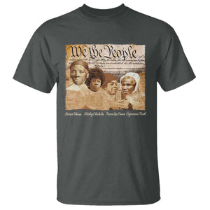 Black Women Leaders T Shirt Harriet Tubman Shirley Fannie Hamer Sojourner Truth Black History Month TS11 Dark Heather Print Your Wear