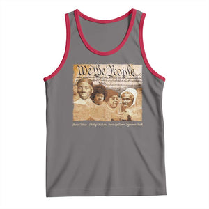 Black Women Leaders Tank Top Harriet Tubman Shirley Fannie Hamer Sojourner Truth Black History Month TS11 Deep Heather Red Print Your Wear