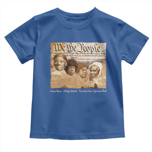 Black Women Leaders Toddler T Shirt Harriet Tubman Shirley Fannie Hamer Sojourner Truth Black History Month TS11 Royal Blue Print Your Wear