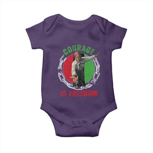 Harriet Tubman Baby Onesie Courage Is Freedom Black History Hero TS11 Purple Print Your Wear