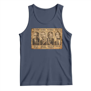 Black Leaders Tank Top Be Strong Be Brave Be Humble Be Badass African American History Month TS11 Navy Print Your Wear
