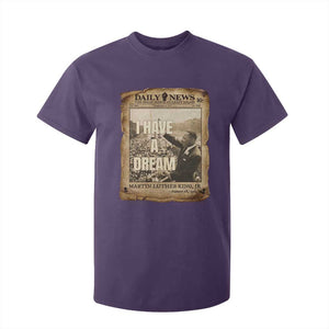 I Have A Dream Martin Luther King MLK Day T Shirt For Kid March On Washington Black History TS11 Purple Print Your Wear