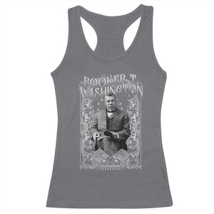 Booker Taliaferro Washington Racerback Tank Top African American Educator Black History TS11 Charcoal Print Your Wear
