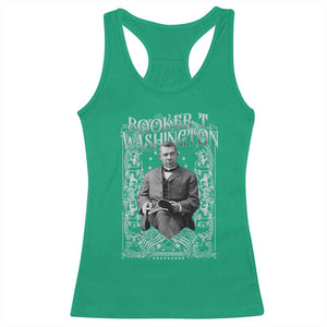 Booker Taliaferro Washington Racerback Tank Top African American Educator Black History TS11 Irish Green Print Your Wear