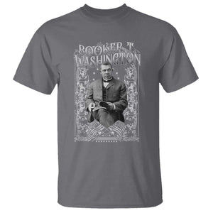 Booker Taliaferro Washington T Shirt African American Educator Black History TS11 Charcoal Print Your Wear
