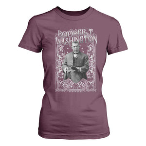 Booker Taliaferro Washington T Shirt For Women African American Educator Black History TS11 Maroon Print Your Wear