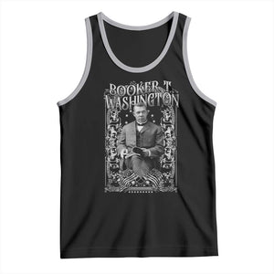 Booker Taliaferro Washington Tank Top African American Educator Black History TS11 Black Athletic Heather Print Your Wear
