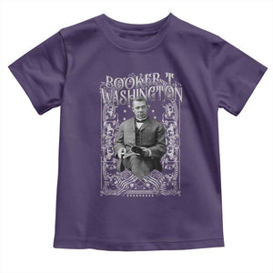 Booker Taliaferro Washington Toddler T Shirt African American Educator Black History TS11 Purple Print Your Wear