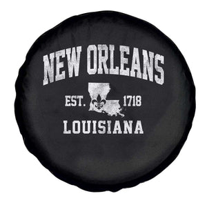 New Orleans Louisiana LA Est 1718 Spare Tire Cover TS11 Print Your Wear