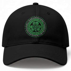 Irish Blessing May The Road Rise To Meet You Baseball Cap Celtic Knot Shamrock TS11 Print Your Wear