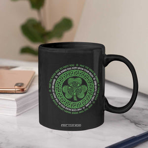 Irish Blessing May The Road Rise To Meet You Coffee Mug Celtic Knot Shamrock TS11 Print Your Wear