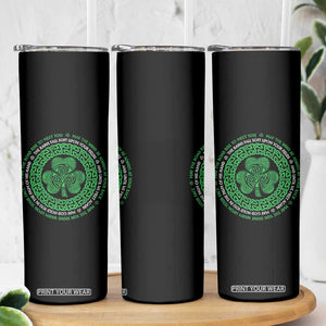 Irish Blessing May The Road Rise To Meet You Skinny Tumbler Celtic Knot Shamrock TS11 Print Your Wear