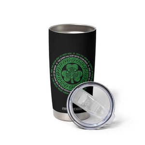 Irish Blessing May The Road Rise To Meet You Tumbler Cup Celtic Knot Shamrock TS11 Print Your Wear