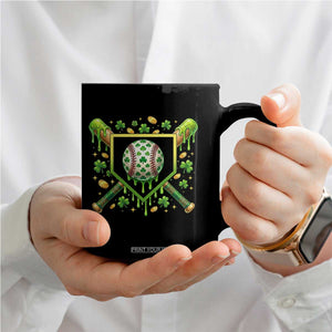 St Patricks Day Baseball Ice Cream Drip Home Plate Coffee Mug TS11 Print Your Wear
