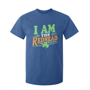 Funny St Patrick's Day I Am The Redhead T Shirt For Kid Shamrock TS11 Royal Blue Print Your Wear