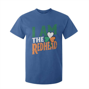 Funny Irish St Patrick's Day I Am The Redhead T Shirt For Kid Ireland Flag Shamrock TS11 Royal Blue Print Your Wear