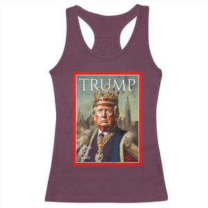 Trump Long Live The King Racerback Tank Top American Patriotic TS11 Maroon Print Your Wear
