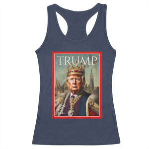 Trump Long Live The King Racerback Tank Top American Patriotic TS11 Navy Print Your Wear