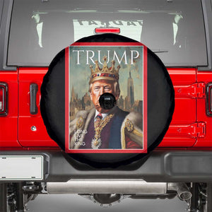 Trump Long Live The King Spare Tire Cover American Patriotic TS11 Black Print Your Wear
