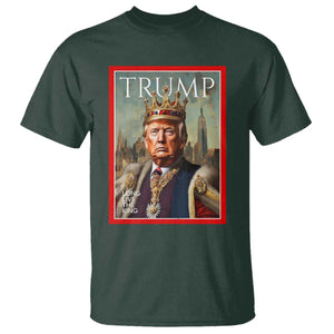 Trump Long Live The King T Shirt American Patriotic TS11 Dark Forest Green Print Your Wear