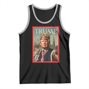 Trump Long Live The King Tank Top American Patriotic TS11 Black Athletic Heather Print Your Wear