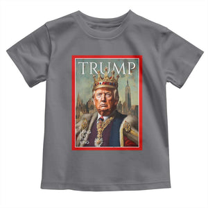 Trump Long Live The King Toddler T Shirt American Patriotic TS11 Charcoal Print Your Wear
