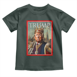Trump Long Live The King Toddler T Shirt American Patriotic TS11 Dark Forest Green Print Your Wear