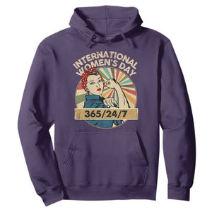 International Women's Day IWD 8 March 2025 Hoodie TS11 Purple Print Your Wear