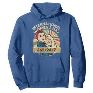 International Women's Day IWD 8 March 2025 Hoodie TS11 Royal Blue Print Your Wear
