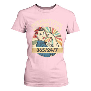 International Women's Day IWD 8 March 2025 T Shirt For Women TS11 Light Pink Print Your Wear