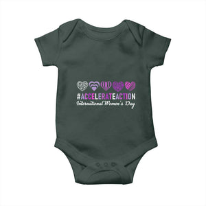 International Women's Day 2025 Baby Onesie Accelerate Action IWD 8 March TS11 Print Your Wear