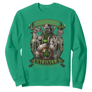 Irish Viking Sweatshirt Brave Son Of Ireland Valhalla Embrace The Viking Spirit TS11 Irish Green Print Your Wear