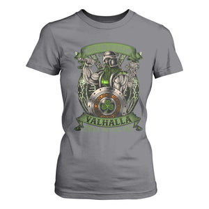 Irish Viking T Shirt For Women Brave Son Of Ireland Valhalla Embrace The Viking Spirit TS11 Charcoal Print Your Wear
