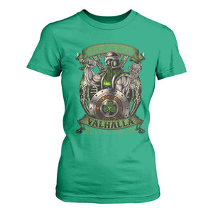 Irish Viking T Shirt For Women Brave Son Of Ireland Valhalla Embrace The Viking Spirit TS11 Irish Green Print Your Wear