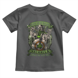 Irish Viking Toddler T Shirt Brave Son Of Ireland Valhalla Embrace The Viking Spirit TS11 Dark Heather Print Your Wear