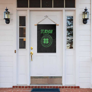Funny St Patricks Day Pi Symbol Lover Garden Flag Pirish 3,14 Pi Number Shamrock TS11 Print Your Wear